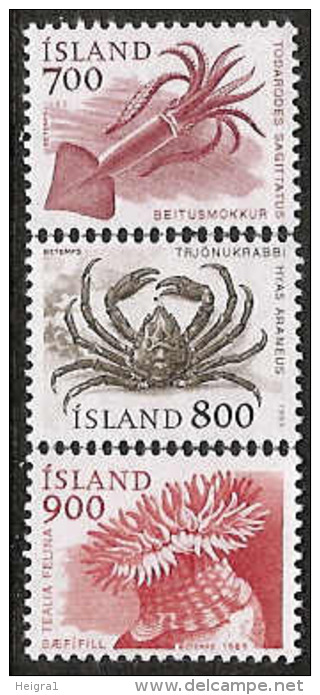 Iceland 1985 MNH/**/postfris/postfrisch Michelnr. 636-638 - Ungebraucht