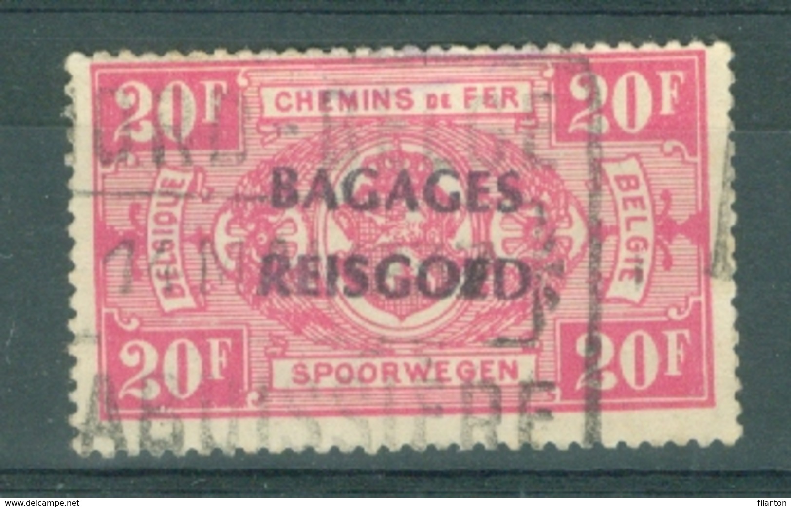 BELGIE - OBP Nr BA 20 - Cachet  "NORD-BELGE - LABUISSIÈRE" - (ref. 12.222) - Cote 22,00 &euro; - Luggage [BA]