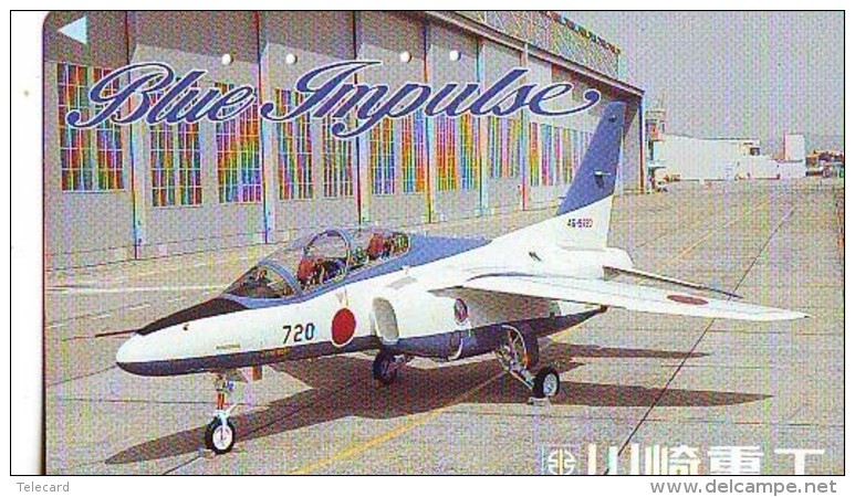 TELECARTE JAPON * MILITAIRY AVION  (604)  Flugzeuge * Airplane * Aeroplano * PHONECARD JAPAN * ARMEE * LEGER VLIEGTUIG - Armée