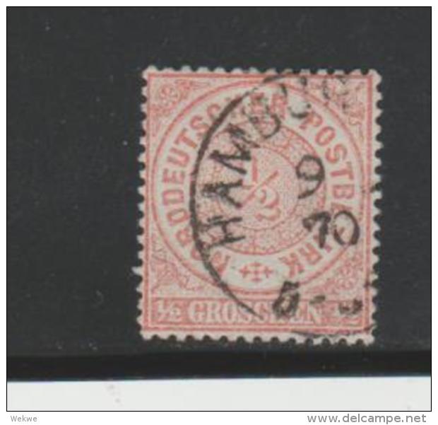 NdpMi.Nr.15 / NORDDEUTSCHER-POSTBEZIRK -  HAMBURG  Einkreis 9..70 - Used