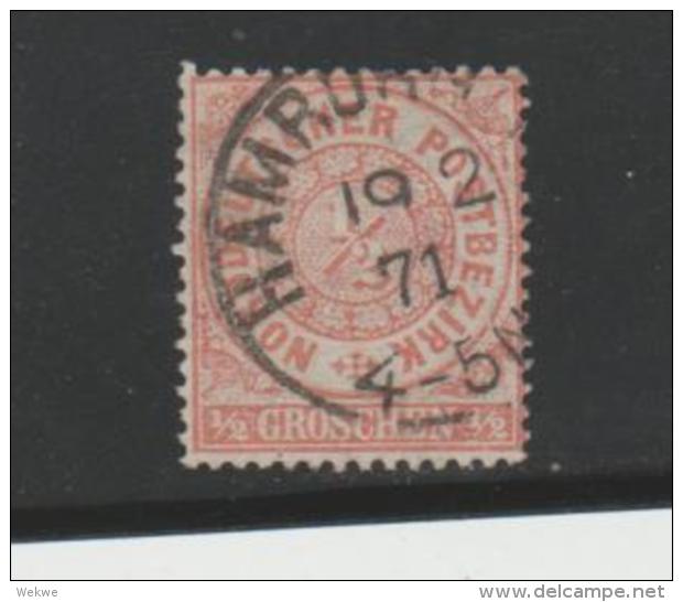 NdpMi.Nr.15   /  NORDDEUTSCHER POSTBEZIRK - HAMBURG Einkreis 19.2.71 - Used