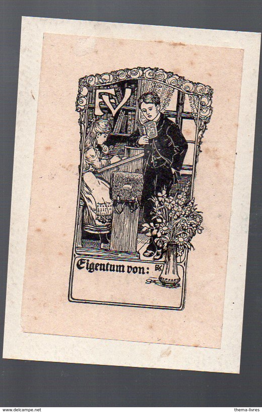 Ex Libris  " Eigentum Von BK3 (PPP5017) - Exlibris