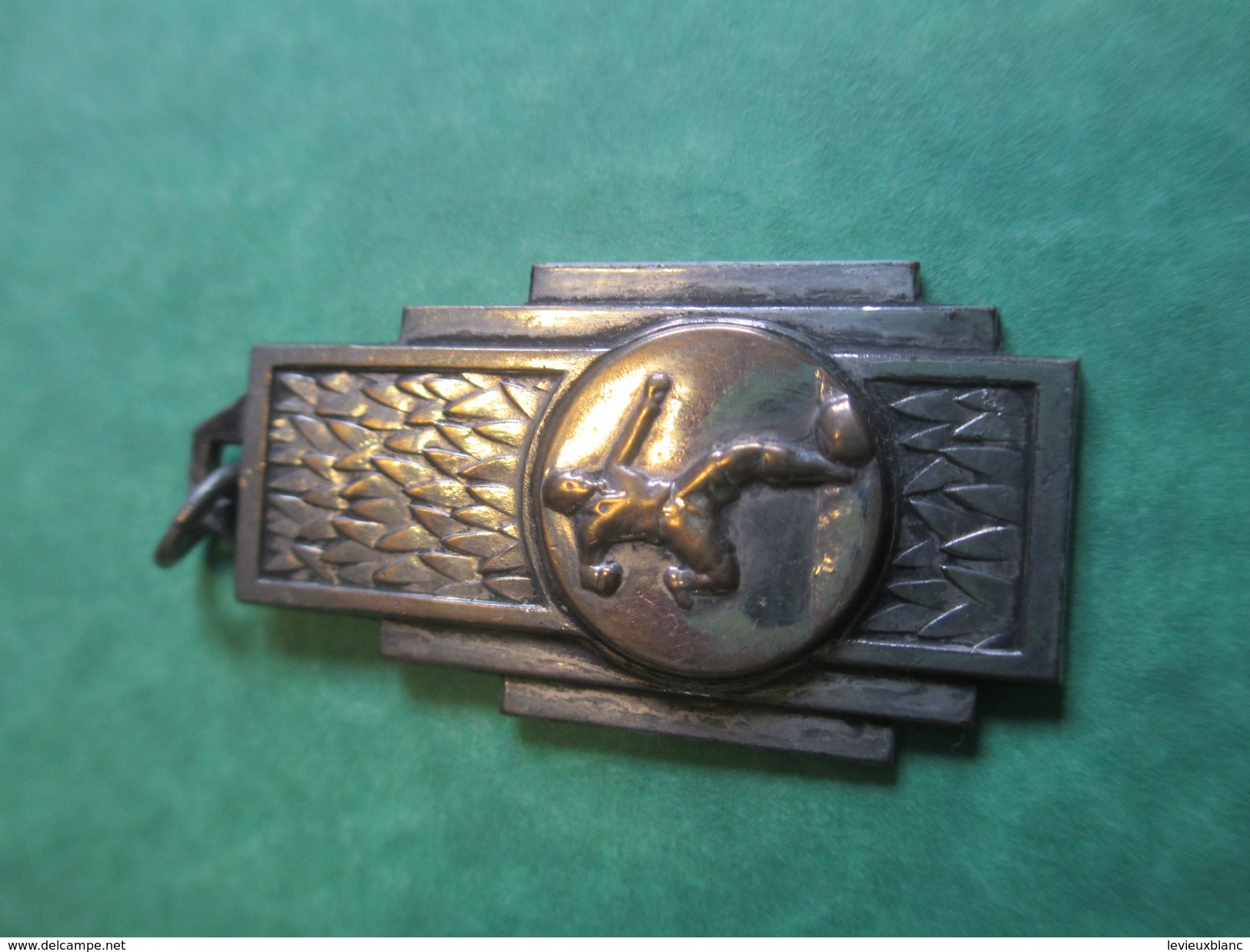 Médaille De Sport/ Foot-Ball/ Bronze Chromé/Vers 1930-1950                                          SPO116 - Autres & Non Classés
