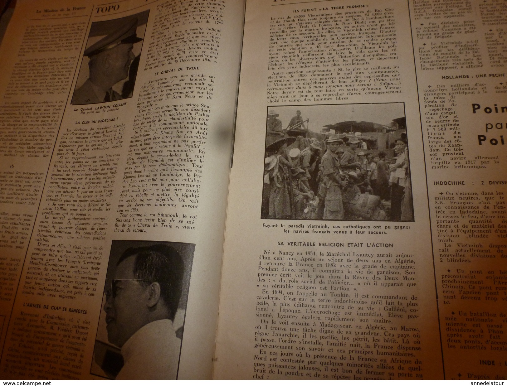 1954 LE COMBATTANT D'INDOCHINE: J'étais Prisonnier Du Vietminh ;Hanoï; Saïgon; Ho Chi Minh; SIAM ;Légion; G. De Villier - Francese