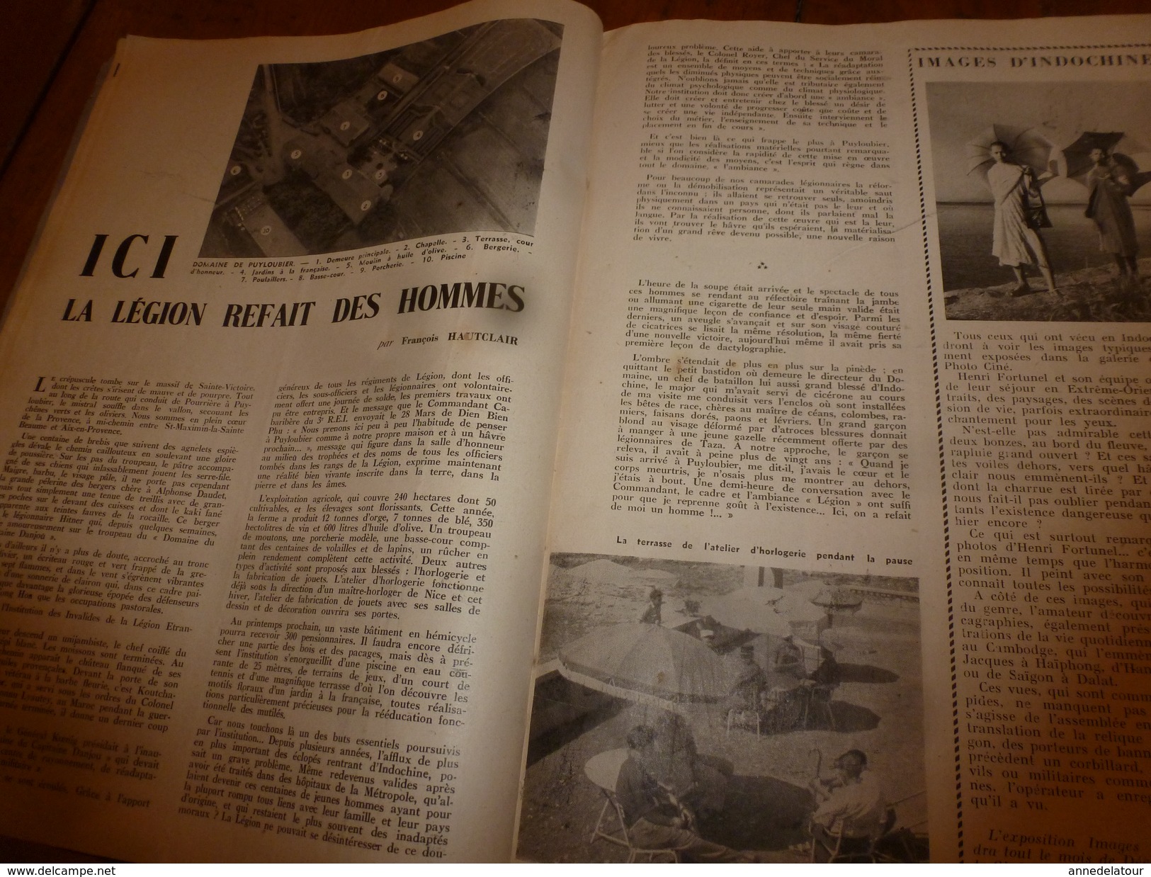 1954 LE COMBATTANT D'INDOCHINE: J'étais prisonnier du Vietminh ;Hanoï; Saïgon; Ho Chi Minh; SIAM ;Légion; G. de Villier