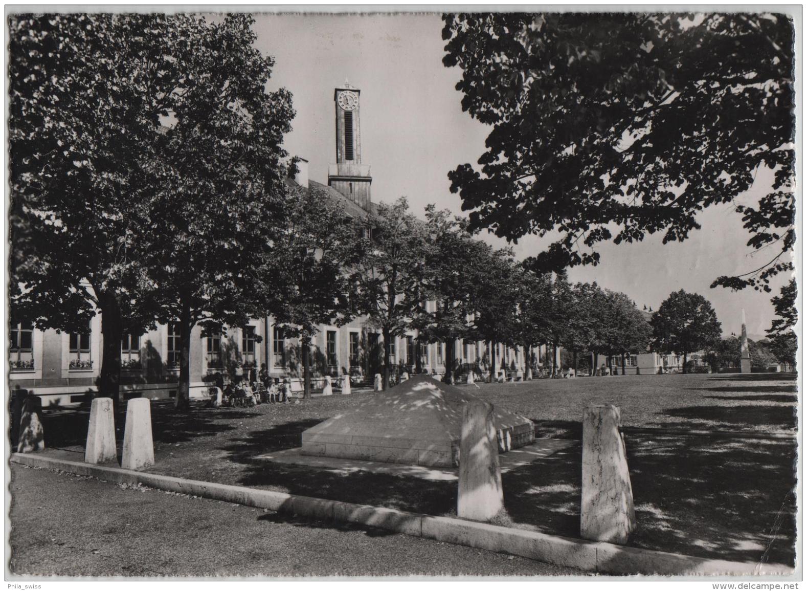 Freidorf - Spielplatz Mit Gedenkstein - Stempel: Muttenz - Photoglob No. 05649 - Muttenz