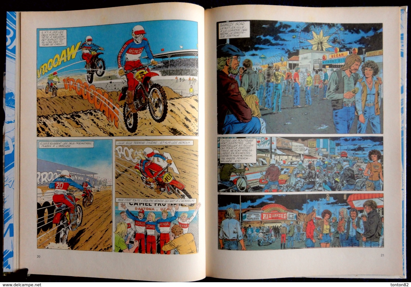 Jean Graton - Julie Wood - N° 7 - Ouragan Sur Daytona - Éditions Fleurus - ( E.O. 1980 ) . - Julie Wood