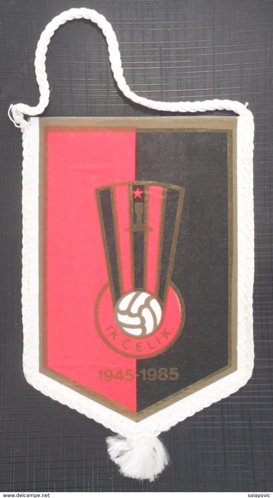 FK CELIK ZENICA, BOSNIA FOOTBALL CLUB, CALCIO OLD PENNANT, SPORTS FLAG - Bekleidung, Souvenirs Und Sonstige