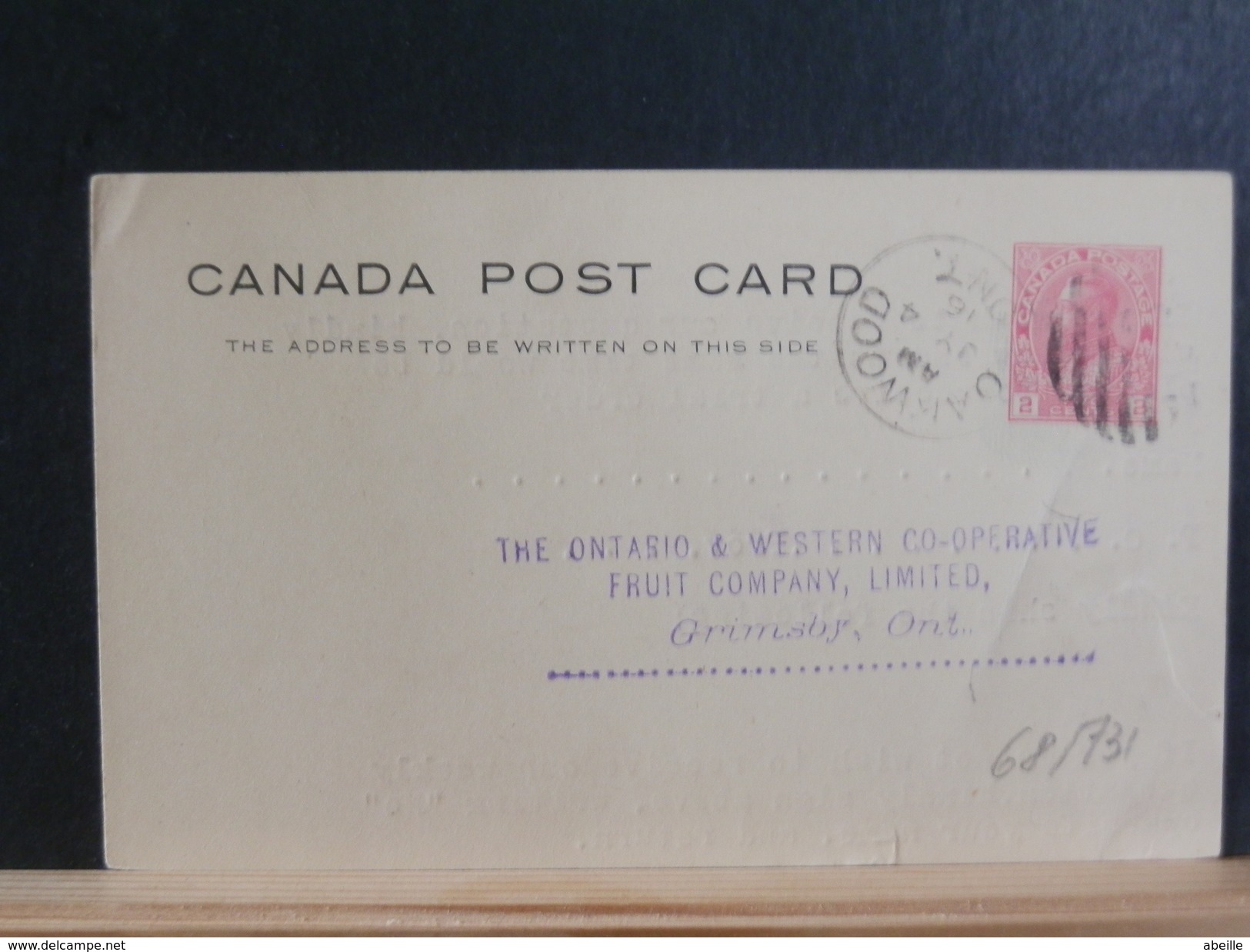 68/731  CP CANADA   1916 - 1903-1954 Rois