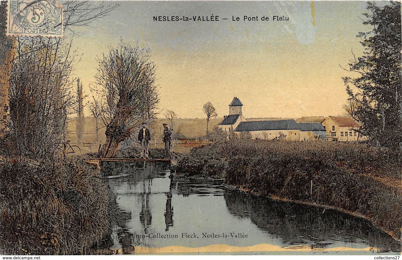 95-NESLES-LA-VALLEE- LE PONT DE FLELU - Nesles-la-Vallée