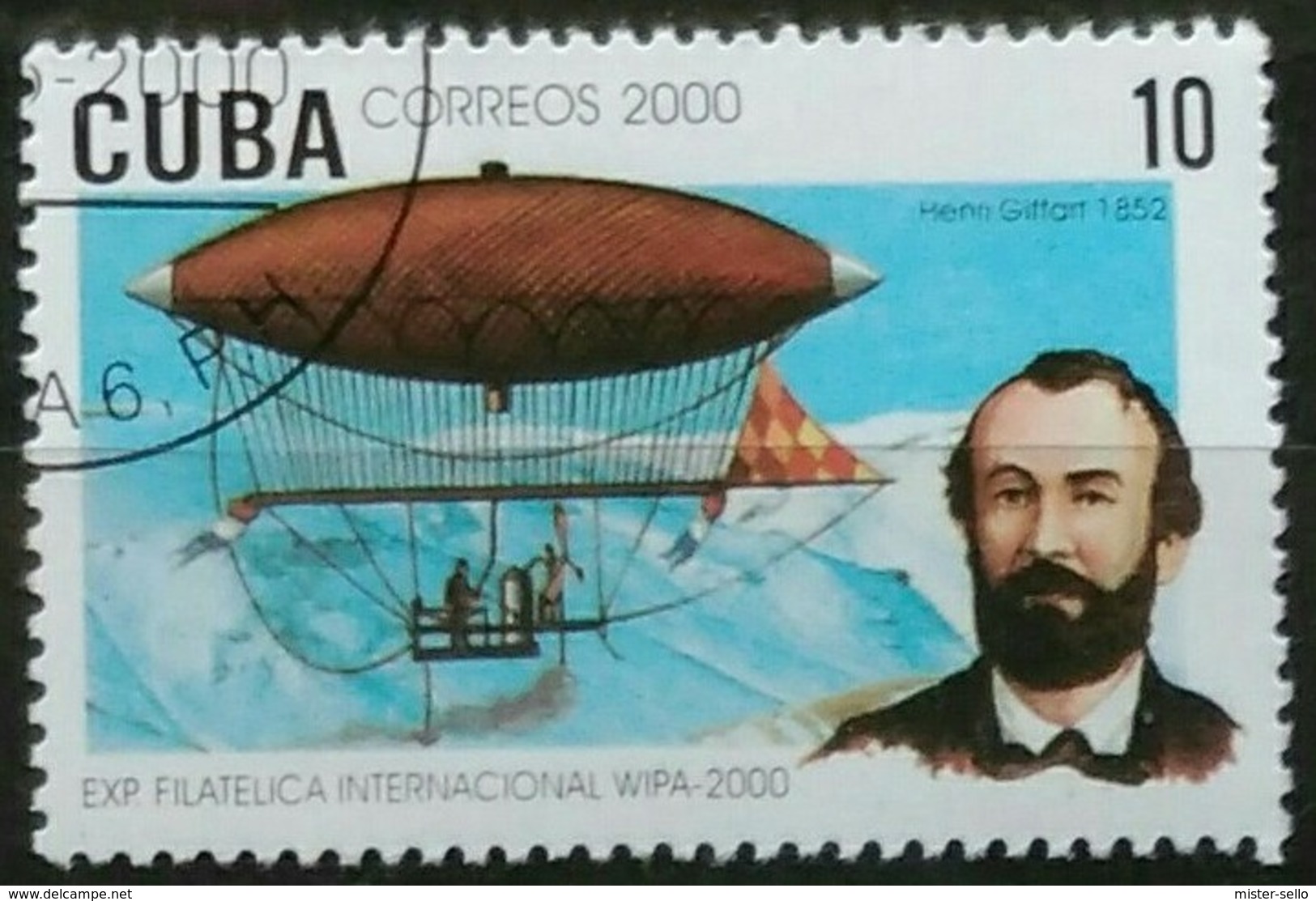 CU BA 2000 International Stamp Exhibition "WIPA 2000". USADO - USED. - Gebruikt