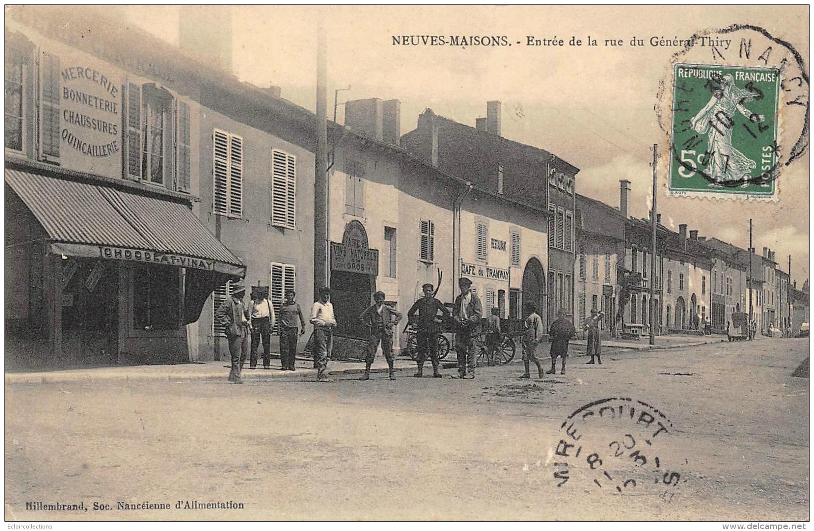 Neuves Maisons       54      Entrée De La Rue Du Générale Thiry - Neuves Maisons