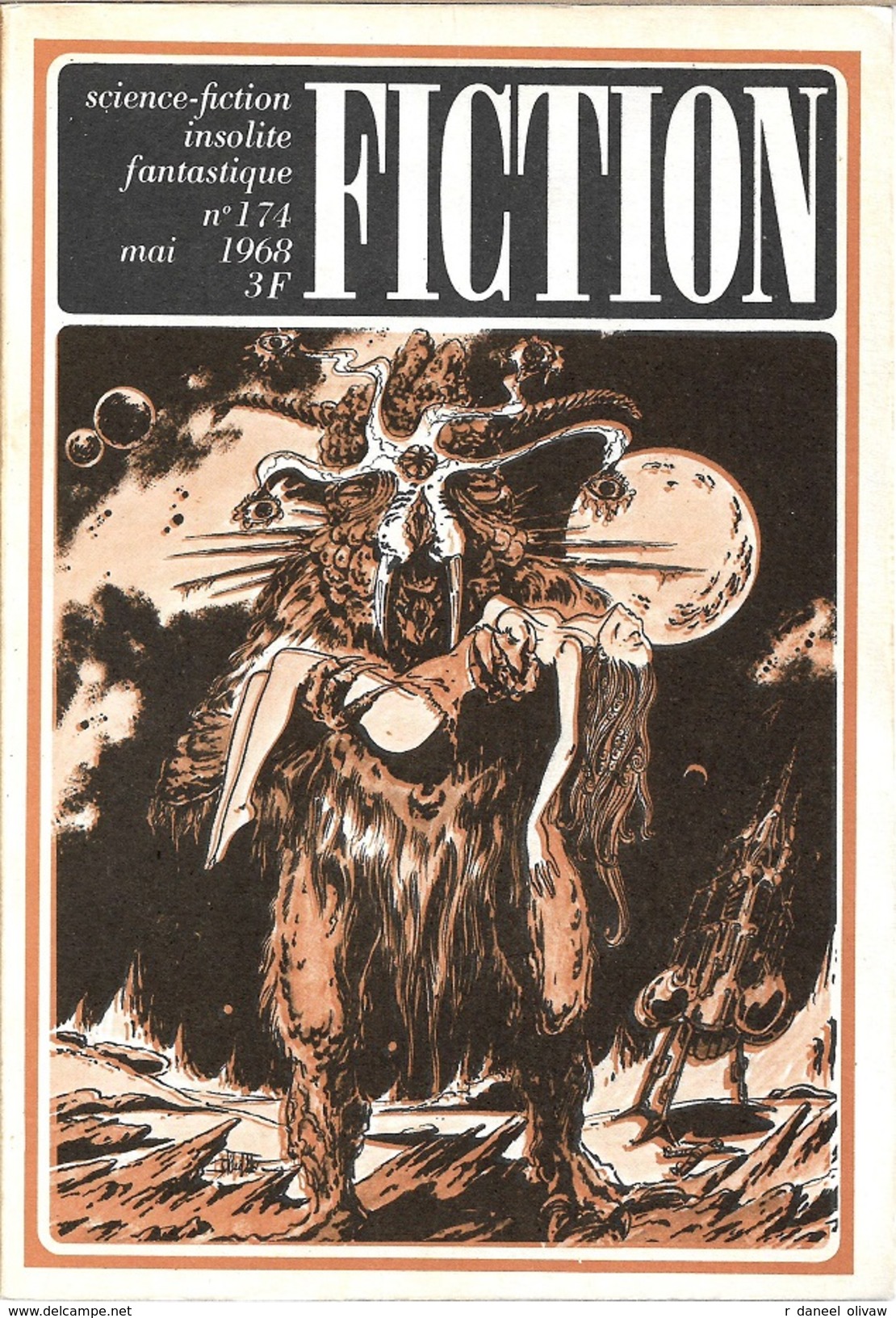 Fiction N° 174, Mai 1968 (TBE) - Fiction