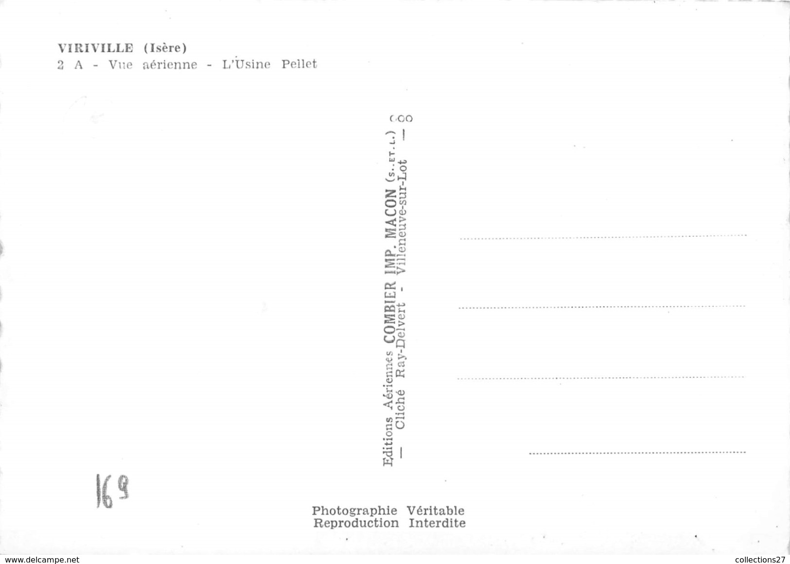 38-VIRIVILLE- USINE PELLET- VUE AERIENNE - Viriville