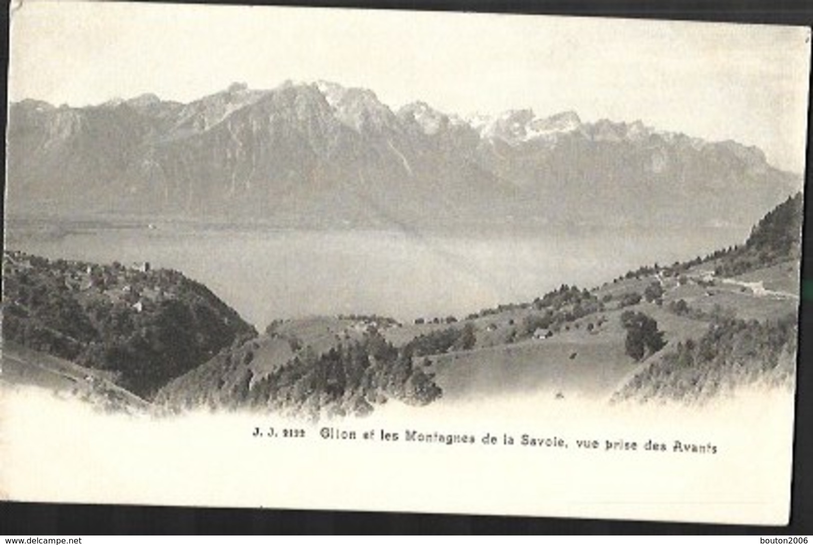 Glion Et Les Montagnes De La Savoie Vue Prise Des Avants - Ilanz/Glion