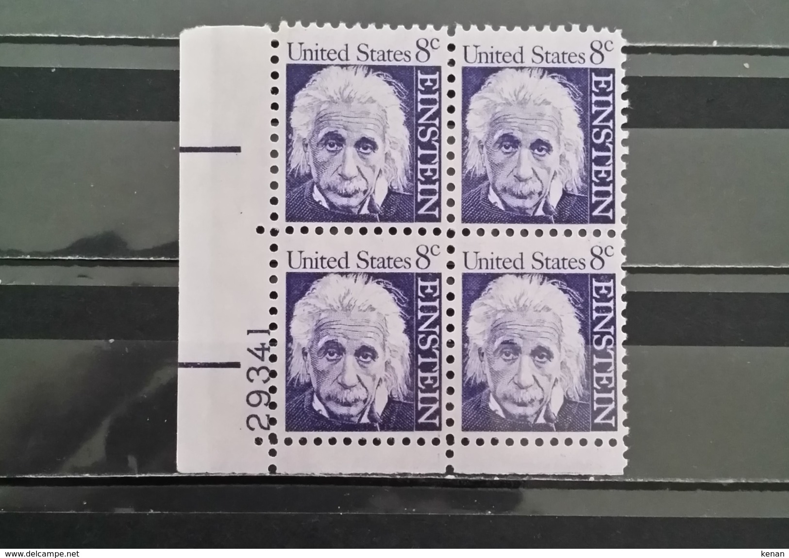 United States, 1966, Sc: 1285 , Block Of Four (MNH) - Albert Einstein