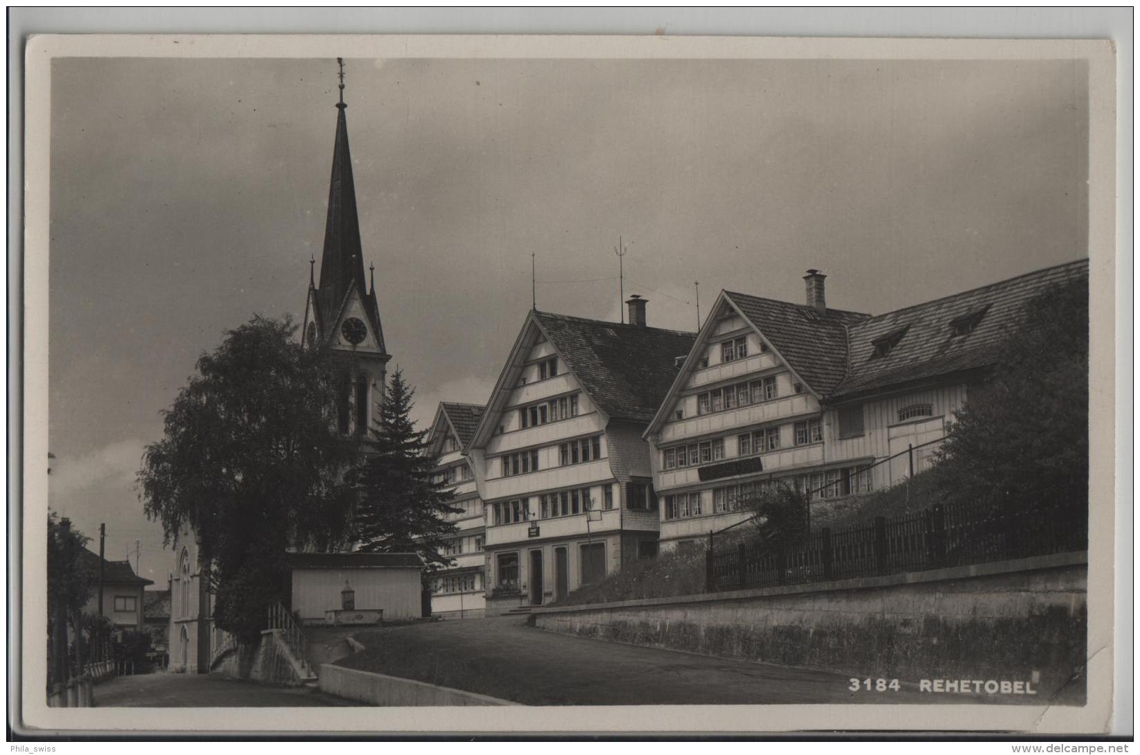 Rehetobel Mit Kirche Post - Photo: Josef Fischer - Rehetobel