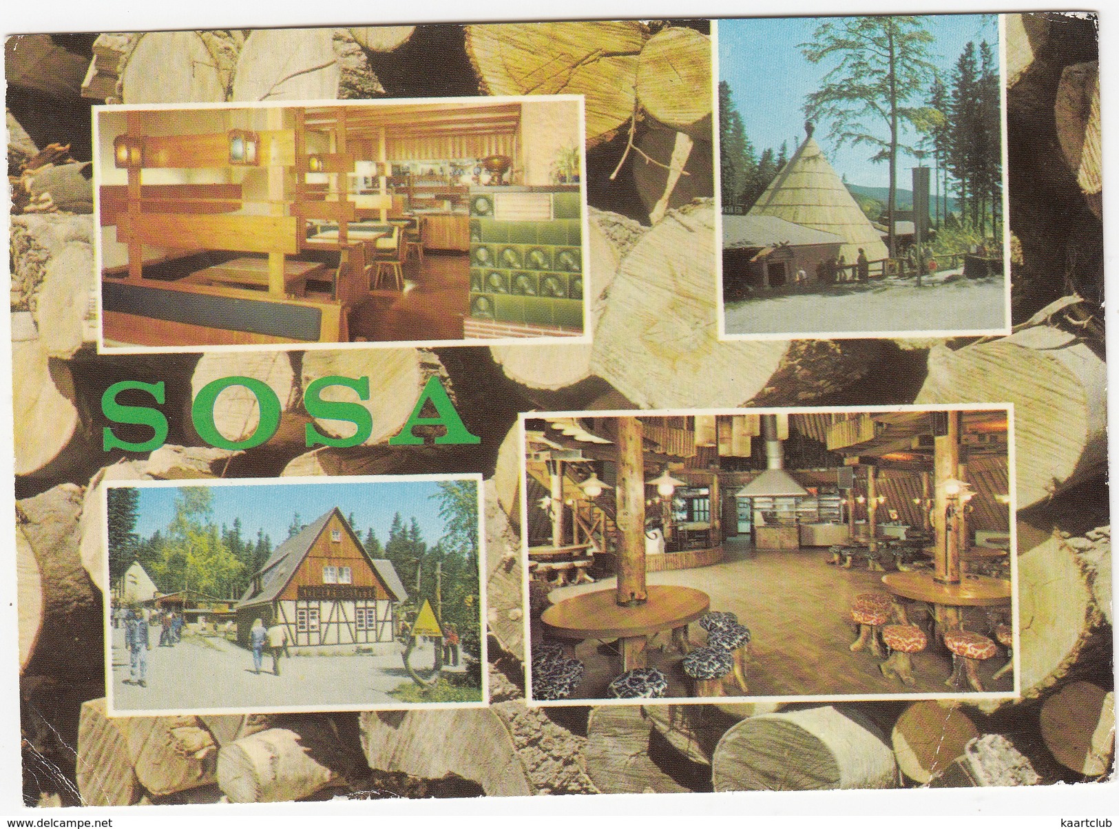 Sosa (Kr. Aue) - Konsum-Gaststätten 'Köhlerhütte' Und 'Meiler' An Der Talsperre Des Friedens  - (DDR) - Aue