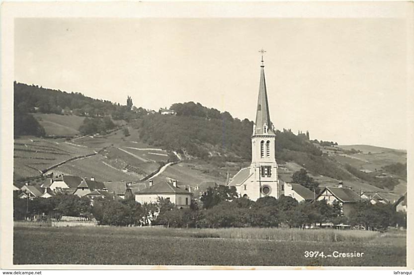 Suisse -ref C995- Cressier  -carte Bon Etat - Cressier