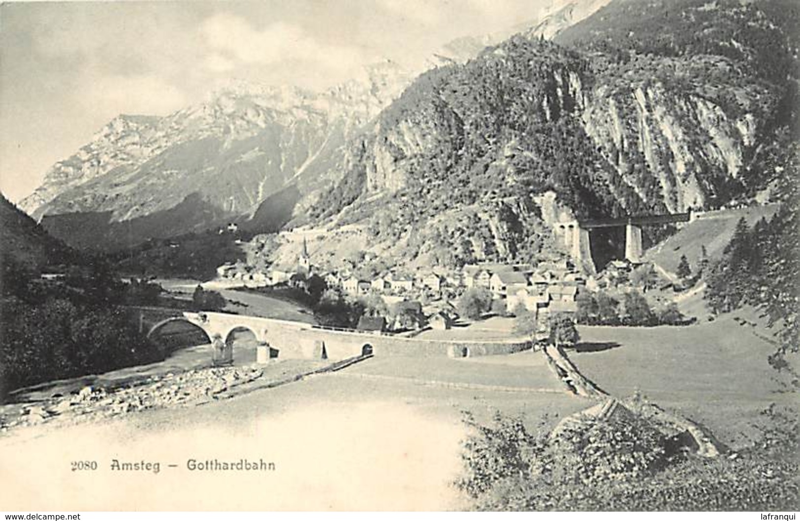 Suisse -ref C900- Amsteg - Gotthardbahn - Carte Bon Etat  - - Steg