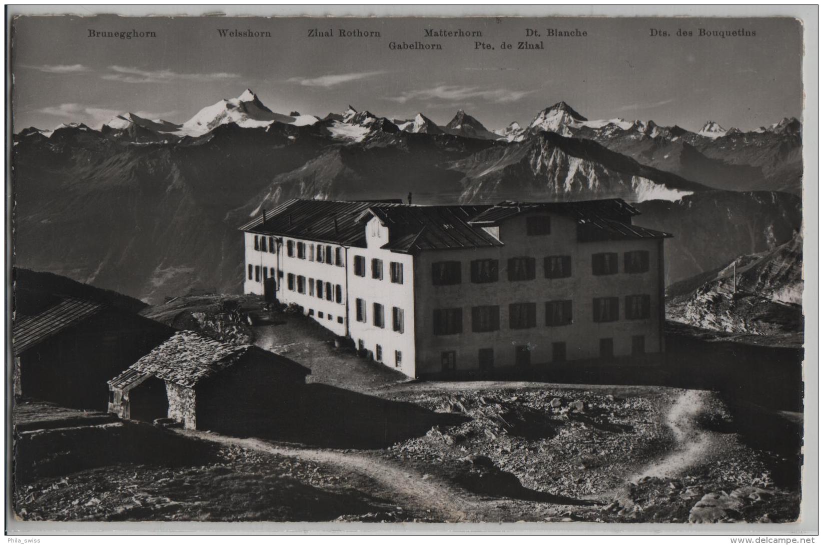 Hotel Wildstrubel, Gemmipass Leukerbad-Kandersteg - Photo: E.Gyger No. 3957 - Steg