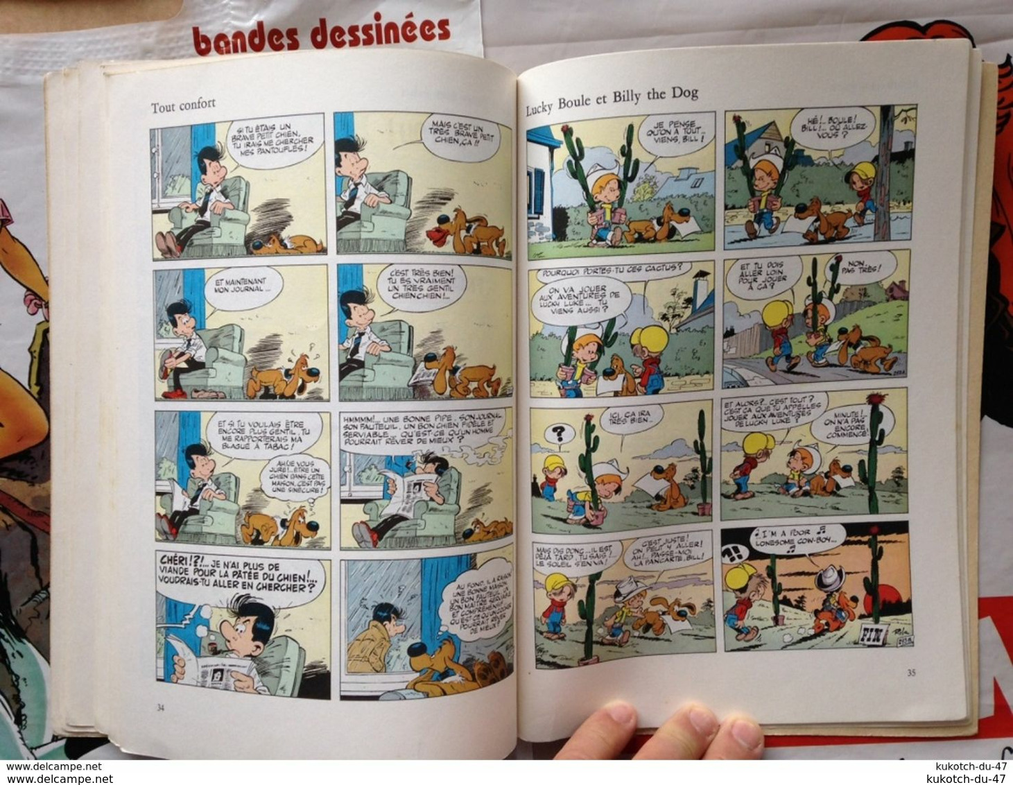 BD Boule et Bill - Tome 4 - Roba - Publicité (1972)