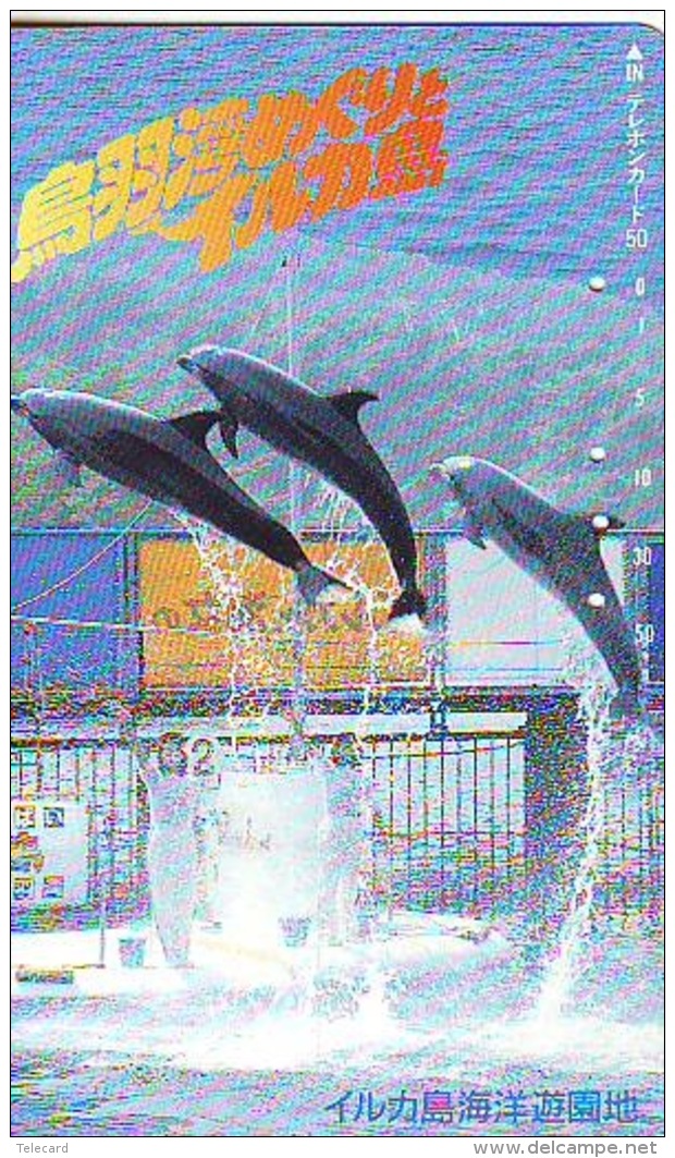 Télécarte Japon * DAUPHIN * DOLPHIN (900) Japan () Phonecard * DELPHIN * GOLFINO * DOLFIJN * - Delphine