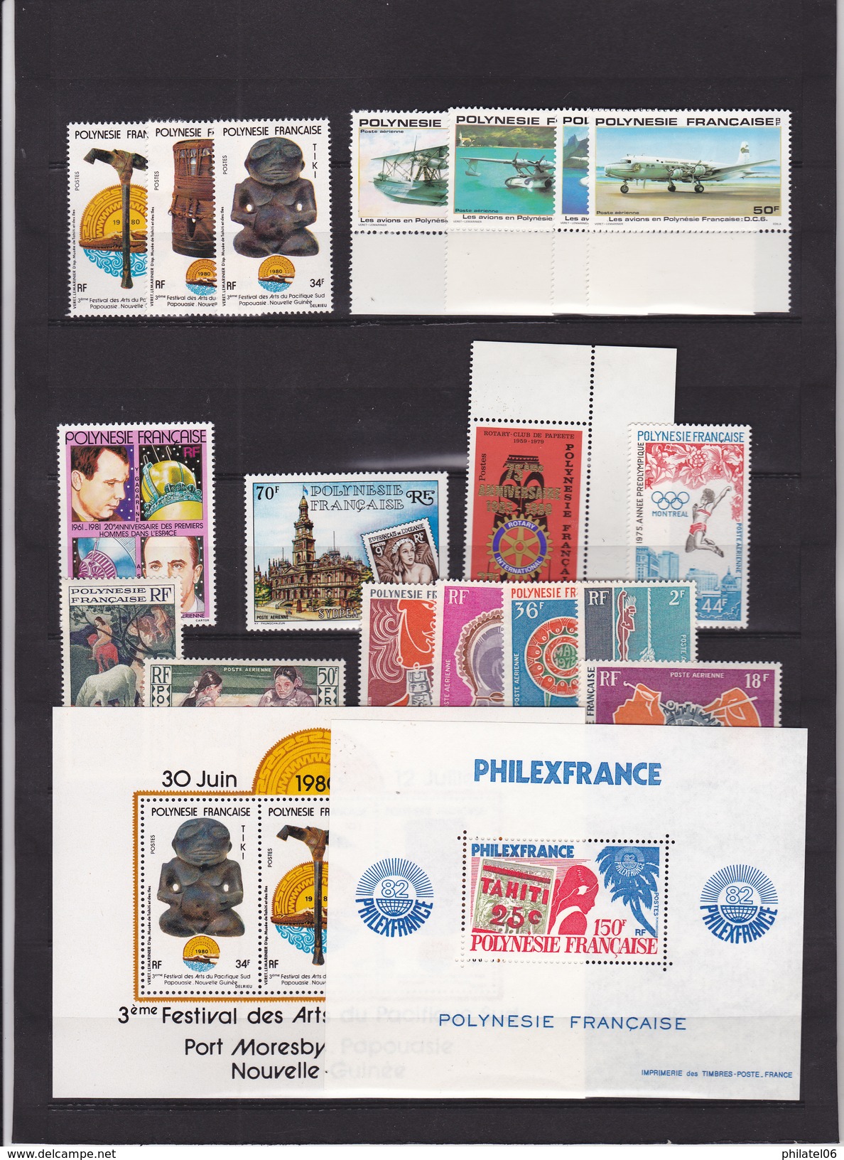 POLYNESIE  TIMBRES MNH**  COTE: 700 EUROS - Collections, Lots & Series