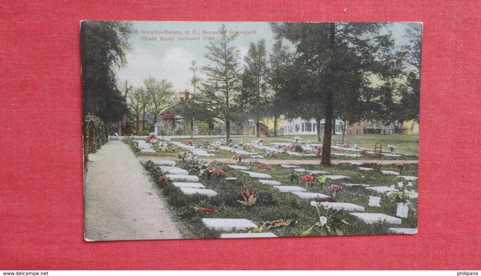 Moravian Graveyard  North Carolina > Winston Salem  Ref  2589 - Winston Salem