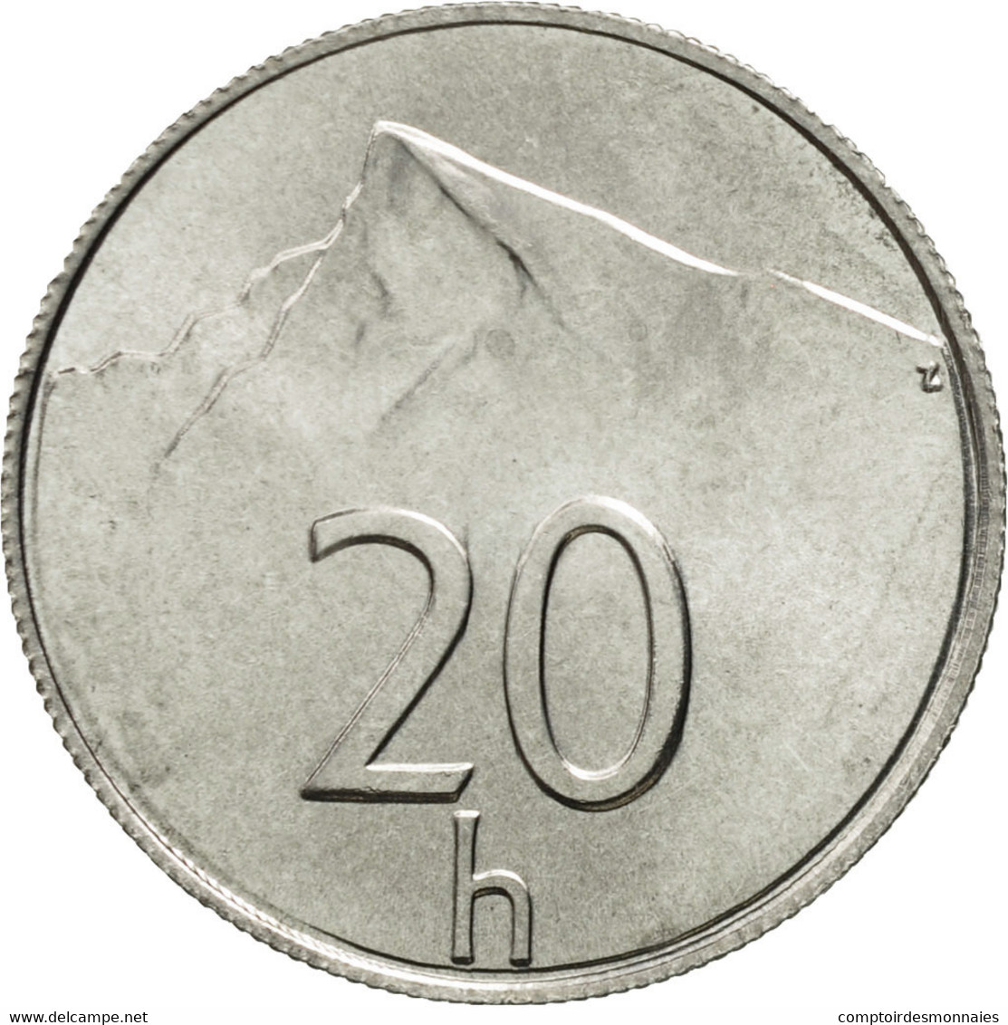 Monnaie, Slovaquie, 20 Halierov, 2001, FDC, Aluminium, KM:18 - Slovaquie