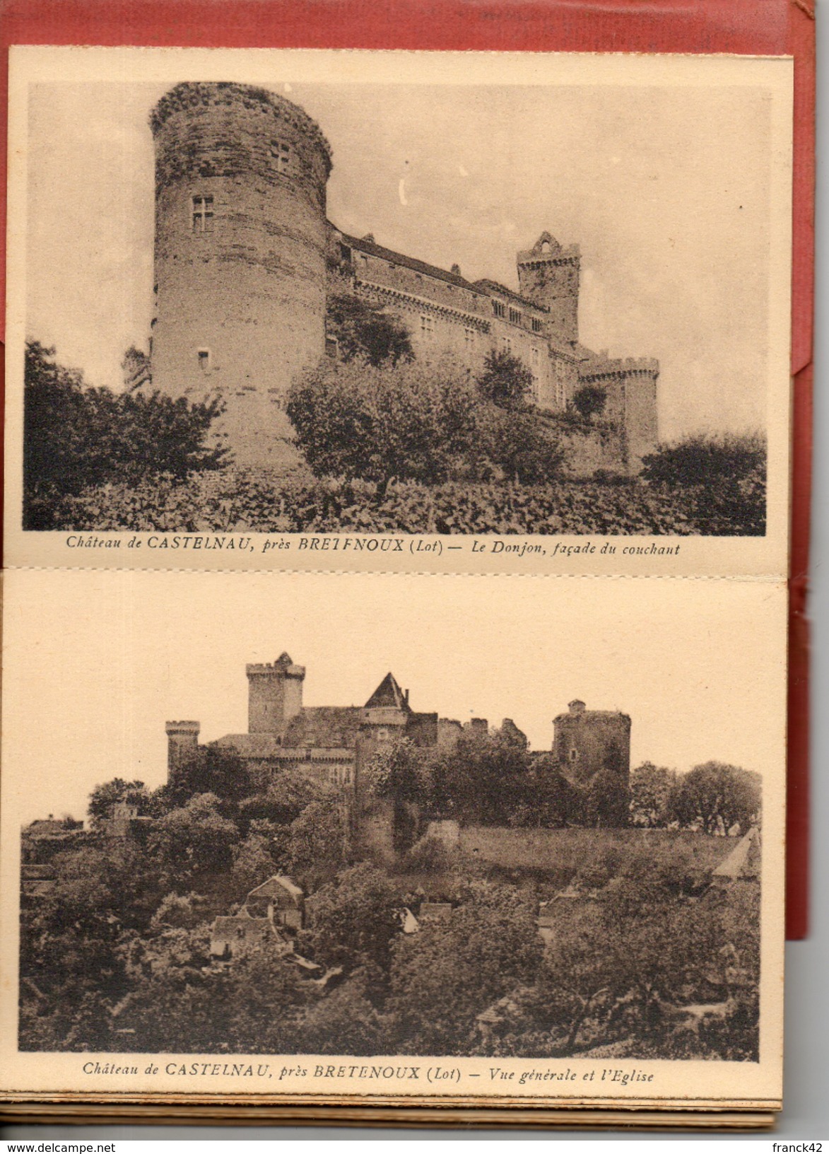 46. Chateau De Castelnau. Carnet De 24 Cartes - Bretenoux