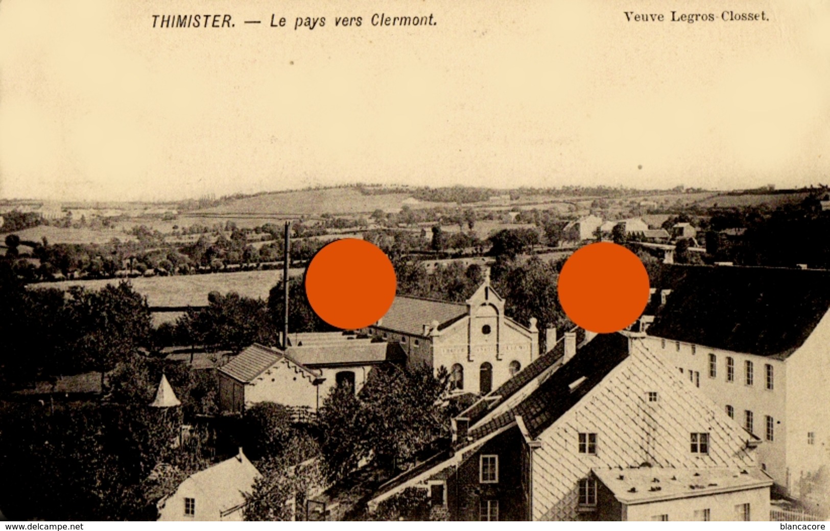 THIMISTER  Cachet Postal Thimister Clermont 1910 - Thimister-Clermont