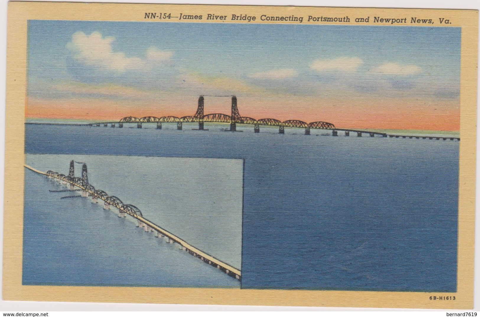 Etats-unis  Newport  James River Bridge Connecting Portsmouth - Newport