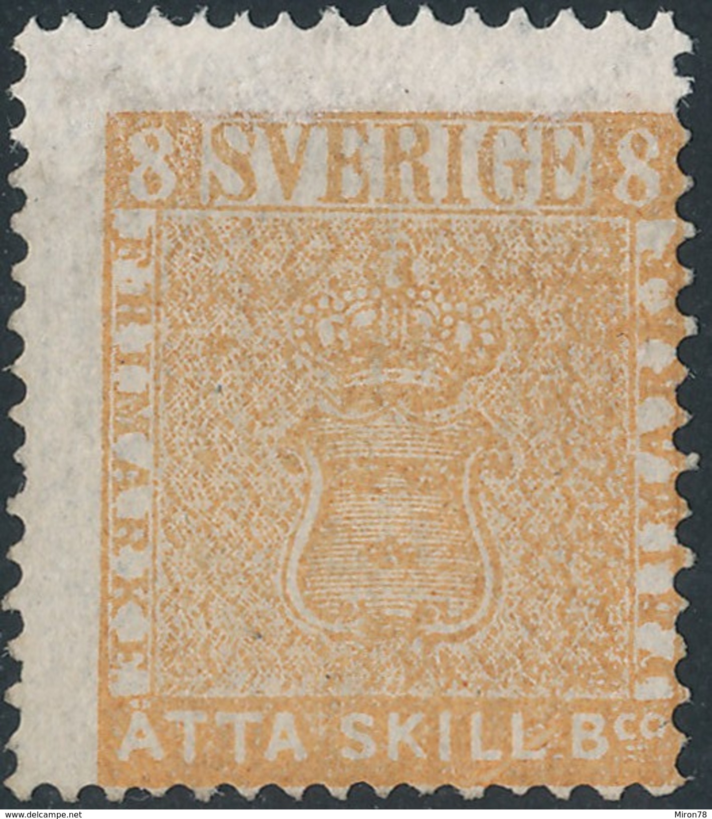 Stamp Sweden 1855 Mint Certeficate - ... - 1855 Vorphilatelie