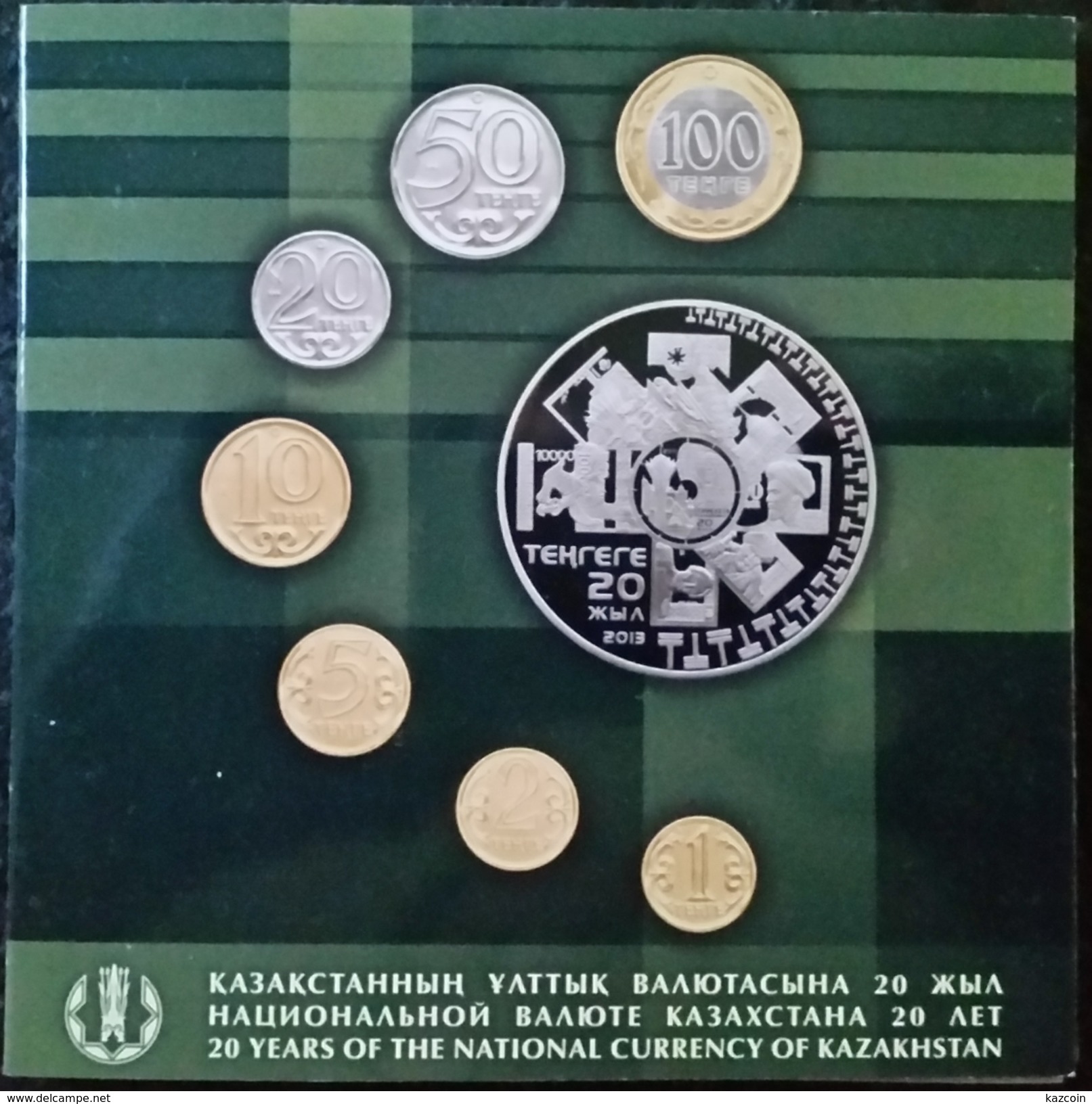 2013 Kazakhstan Kasachstan - Miniatures Of Circulation Coins - Kazakhstan Mint Official Issue - Kasachstan