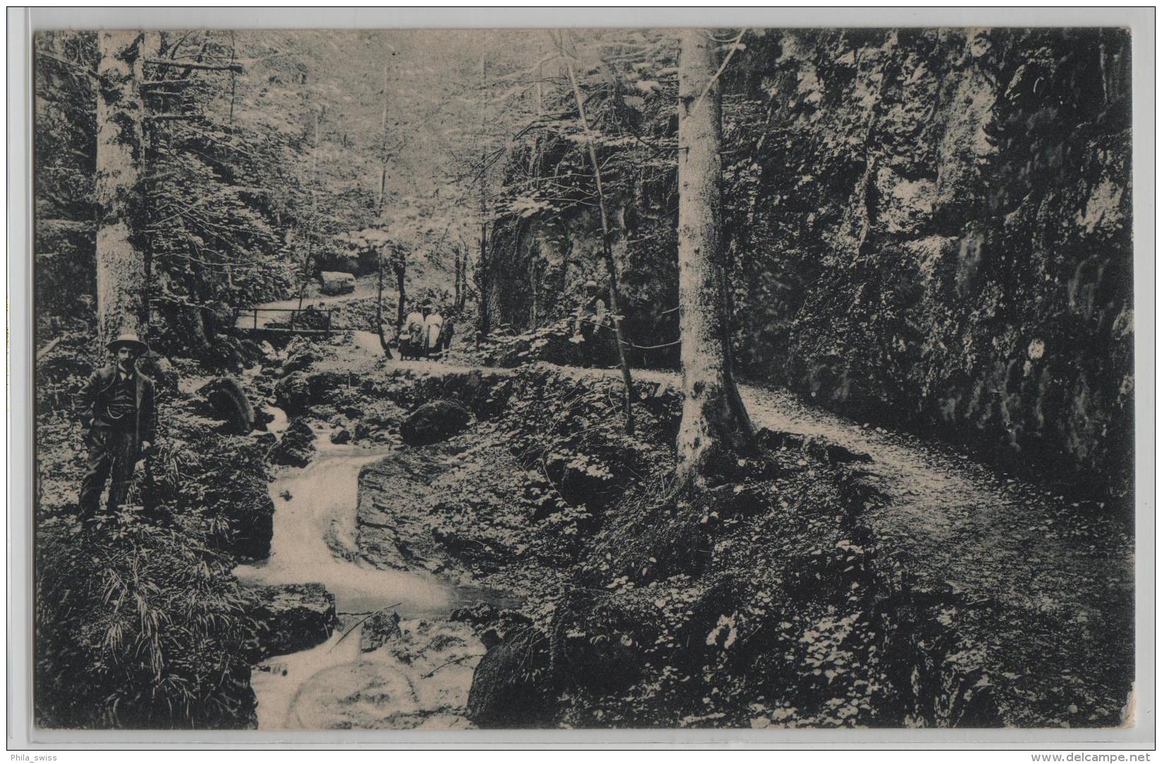 Partie Vor Dem Tuffbrunnen - Teufellschlucht Zwischen Hägendorf Und Langenbruck - Animee - Hägendorf