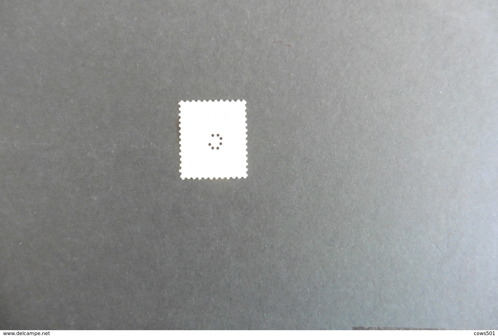 Suisse :timbre Perfins ,Perforé Lettre C Oblitéré - Gezähnt (perforiert)