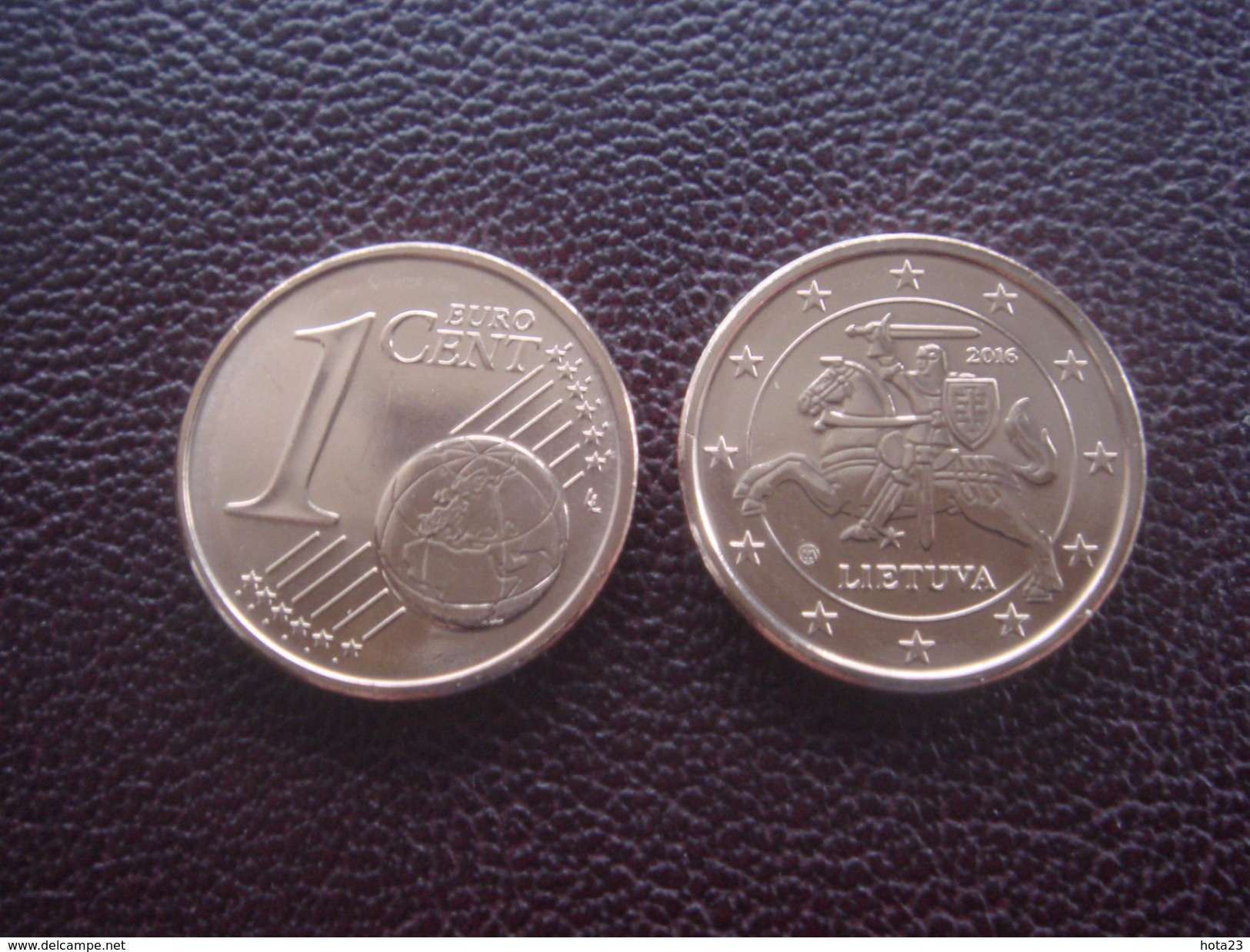 2016 Lithuania Litauen 1 Euro - Cent - Aus Rolle - 1 Münzen 2016 !!! FROM MINT ROLL UNC - Lithuania