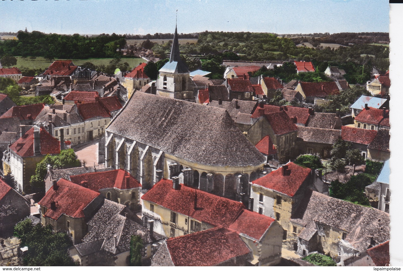 [89] Yonne > Treigny Quartier De L'eglise Générale Aérienne - Treigny