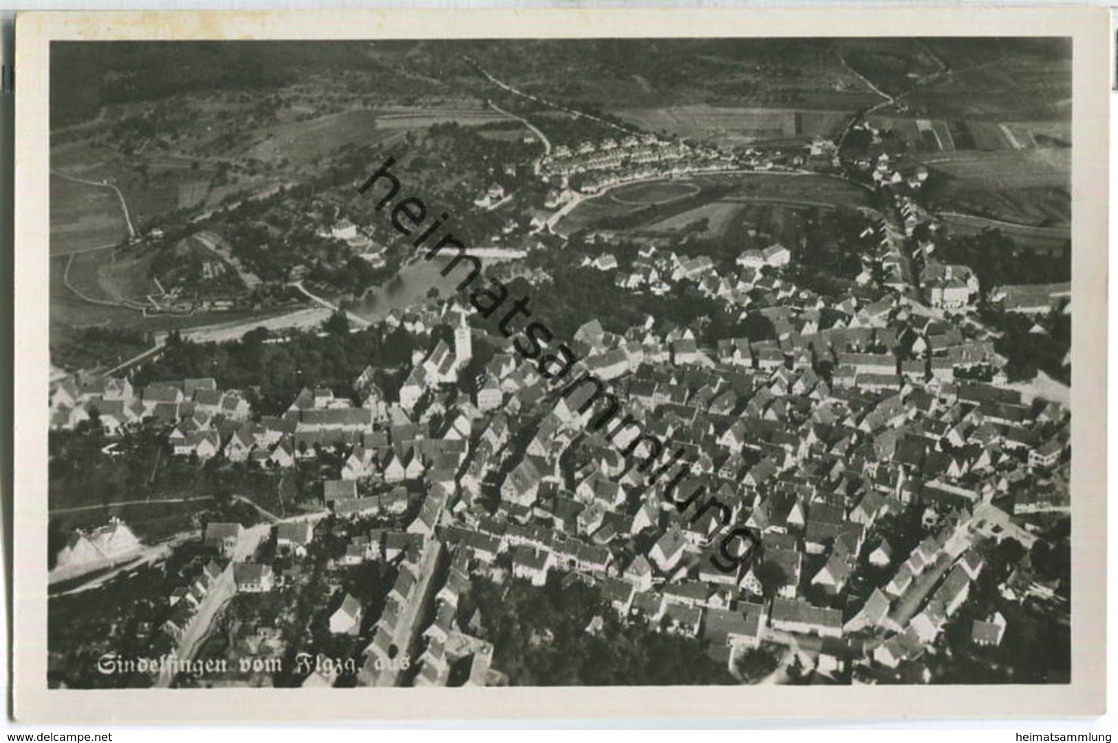 Sindelfingen - Luftbild - Foto-Ansichtskarte - Sindelfingen