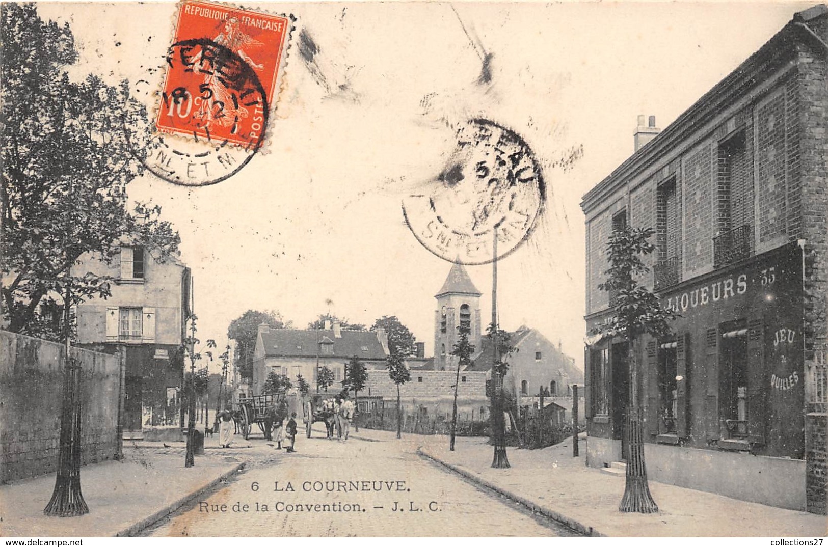 93-LA COURNEUVE- RUE DE LA CONVENSION - La Courneuve