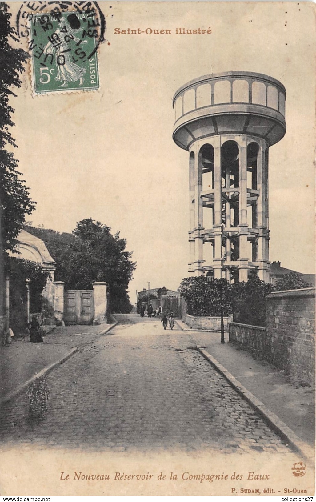 93-SAINT-OUEN- LE NOUVEAU RESERVOIR DE LA COMPAGNIE DES EAUX - Saint Ouen