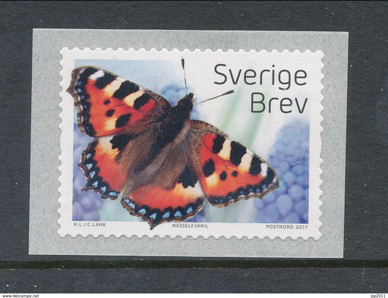 Sweden 2017. Facit # 3167. Fjäril - National Mail Coil. MNH (**) - Nuovi