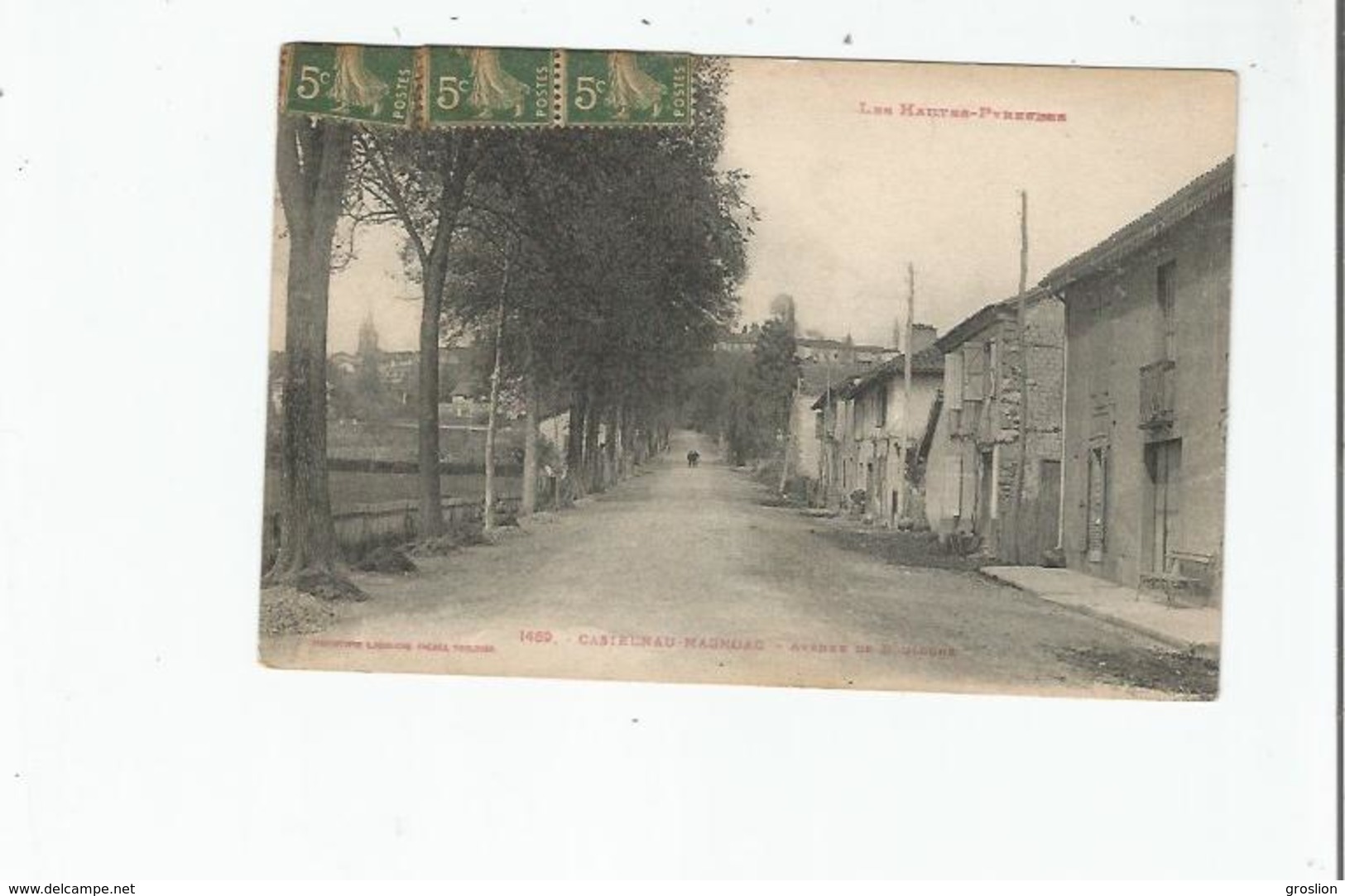 CASTELNAU MAGNOAC 1489 AVENUE DE BOULOGNE 1920 - Castelnau Magnoac
