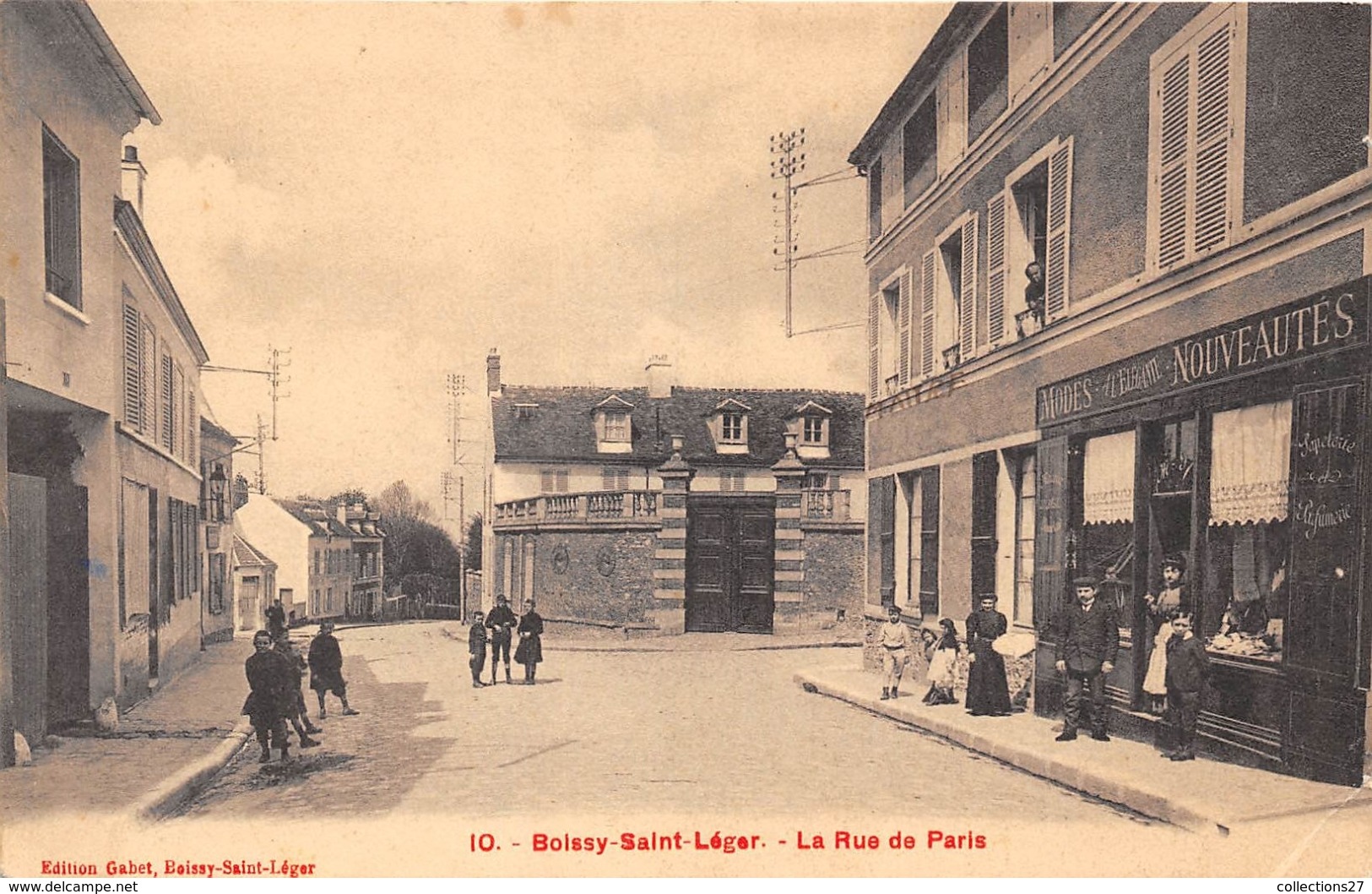 94 -BOISSY-SAINT-LEGER- LA RUE DE PARIS - Boissy Saint Leger