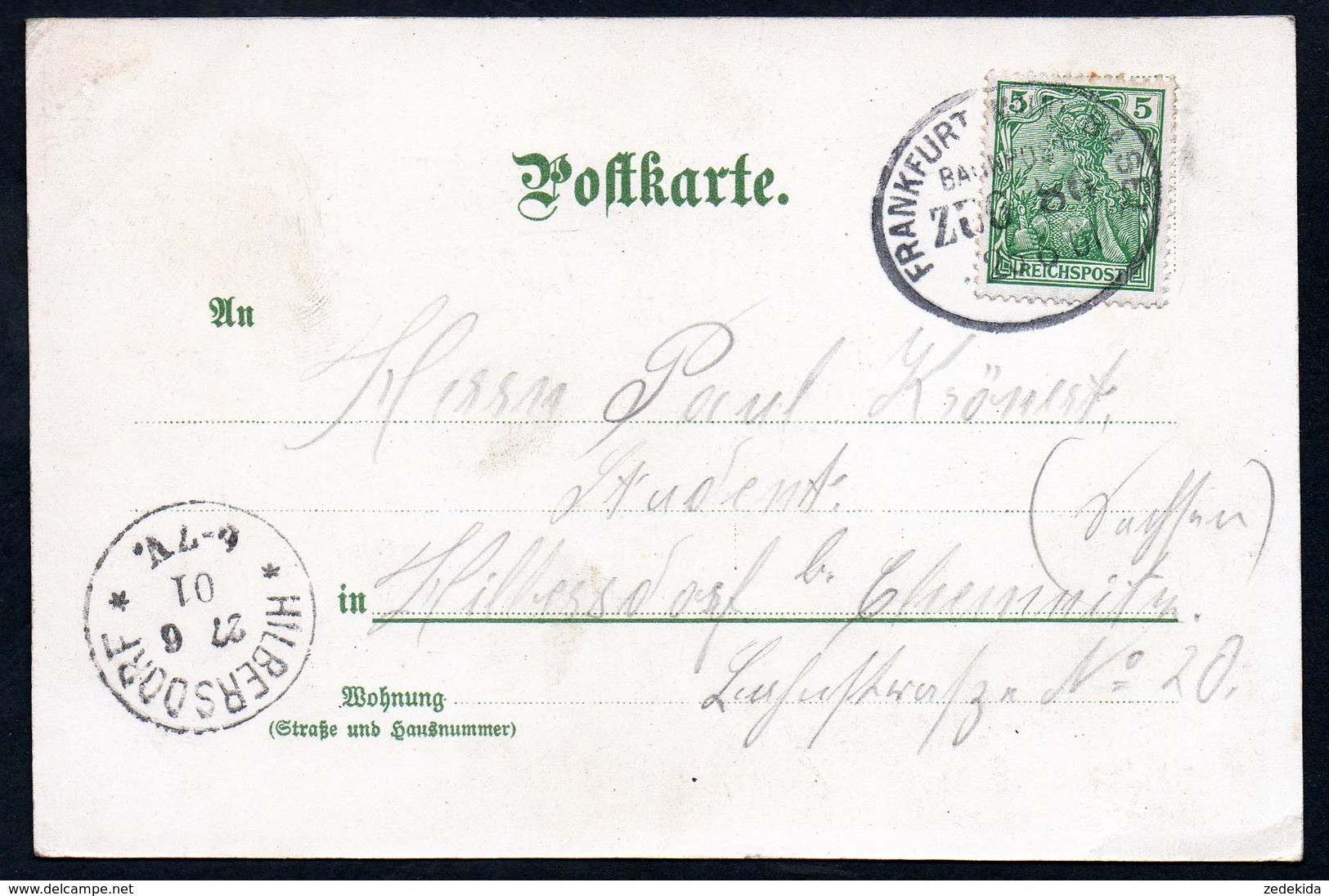 A4722 - Alte Künstlerkarte - Baden Baden - Schloß Hohenbaden Aquarell ? Graf - König - Bahnpost Bahnpoststempel - Graf, Marte