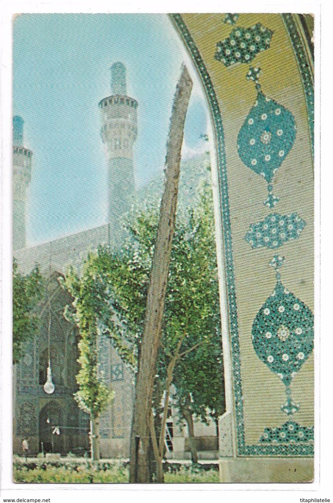 Carte Postale Iran 50 Isphahan Tchahar Bagh School Circulée - Iran