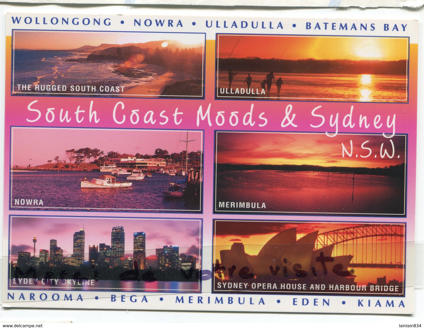 - NSW - South Coast Moods - Sydney - NOWRA, Multi Vues, Grand Format, Non écrite, Pub Au Verso, TBE, Scans. - Other & Unclassified