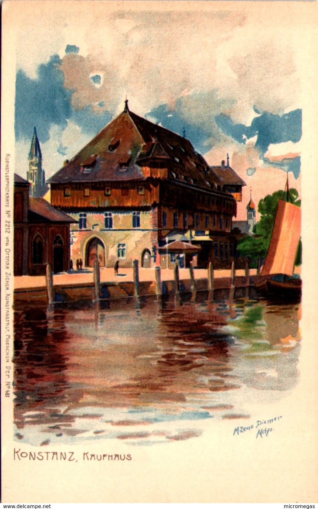 Illustrateur Zeno Diemer - KONSTANZ - Kaufhaus - Diemer, Zeno