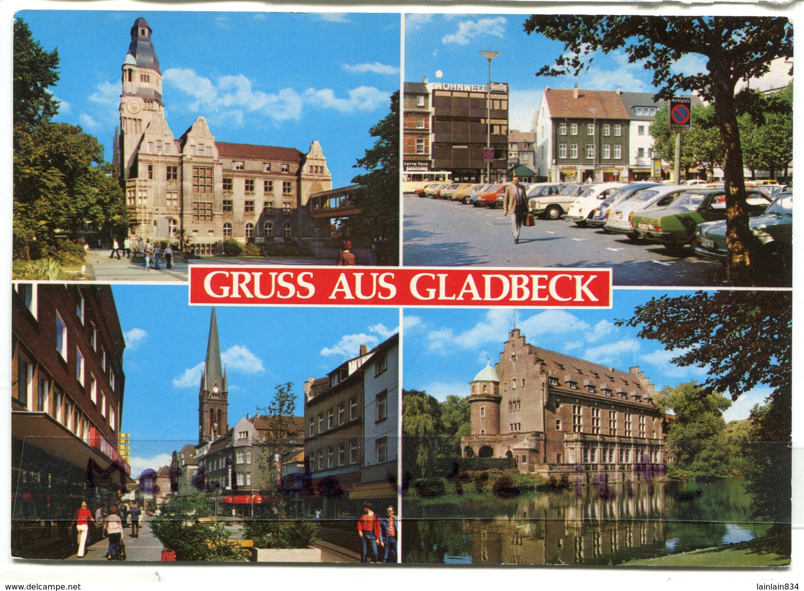 - Grus Aus GLADBECK -   Multi Vues - 4 Vues,  écrite, Grand Format, TBE, Scans. - Gladbeck